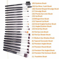 JAF JE20SSY-B 20pcs Makeup Brush Set Face Eye Foundation Blush Cosmetics Tool