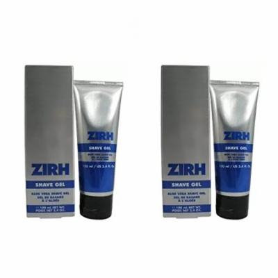 Zirh Shave Gel, Aloe Vera Shave Gel, 3.3 oz (Pack of 2) + Scunci Black Roller Pins, 18 Pcs