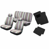 Baja Inca 12pc Saddle Blanket Seat Coverront Pair Bench For Volkswagen VW Passat