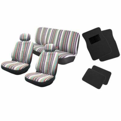Baja Inca 12pc Saddle Blanket Seat Coverront Pair Bench For Volkswagen VW Passat