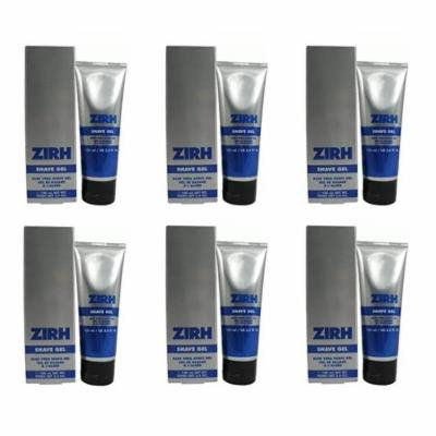 Zirh Shave Gel, Aloe Vera Shave Gel, 3.3 oz (Pack of 6) + 3 Count Eyebrow Trimmer