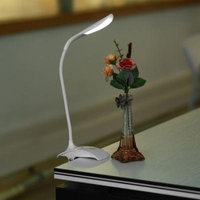 OUTAD Dimmable Clip-On USB Rechargeable Touch LED Reading Light Desk Table Lamp
