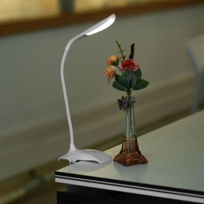 OUTAD Dimmable Clip-On USB Rechargeable Touch LED Reading Light Desk Table Lamp
