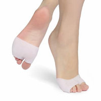 Unisex Foot Bunion Sleeves Forefoot Cushion Gel Half Toe Pads for Pain Relief