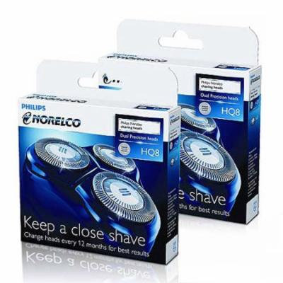 Replacement Shaving Head for Norelco HQ8/HQ177 Compatible With PT730 / AT830 Models (2 Pk)
