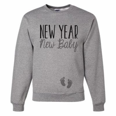 Custom Party Shop Unisex New Year New Baby New Years Sweatshirt - X-Large