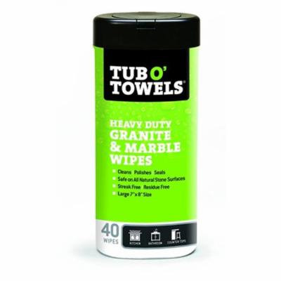 Federal Process 1595602 Tub O Towels Granite & Marble Wipes 40 Count
