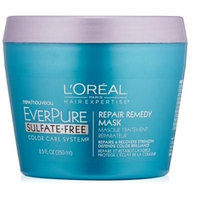 L'Oreal Paris Hair Care Expertise Everpure Repair and Defend Rinse Out Mask, 8.5 Fl Oz + Schick Slim Twin ST for Sensitive Skin