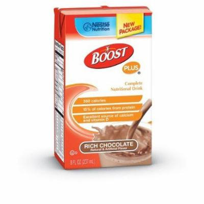 Boost Plus, Rich Chocolate, 8 oz Carton - Case of 27