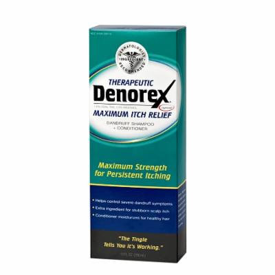 Denorex Therapeutic Dandruff Shampoo + Conditioner, Maximum Itch Relief 10.0 fl oz(pack of 6)