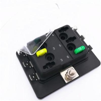 Professional 12V 24V 32V Universal 6 Way Blade Fuse Box Holder for Car Boat On Sale