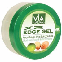 3 Pack - Via Natural X2 Edge Gel, 2 oz