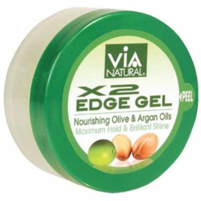 3 Pack - Via Natural X2 Edge Gel, 2 oz