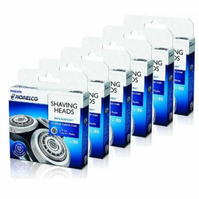 Replacement Shaving Head for Norelco SH90 Compatible with S9021 / S9151 Models (6 Pk)