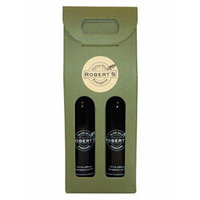 Robert's Infused Olive Oil and Balsamic Vinegar - 2 (375ml) bottle gift pack -White Truffle and Sicilian Lemon