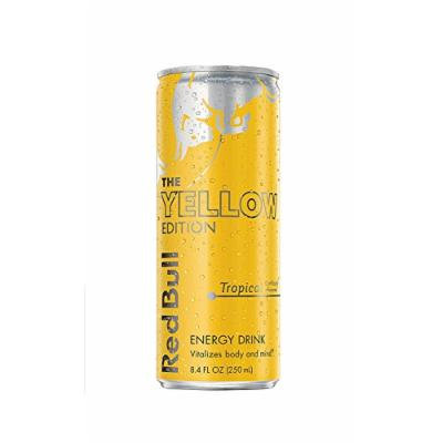 Red Bull Yellow Edition, Tropical Energy Drink, 8.4 Fl Oz Cans, 8 Count