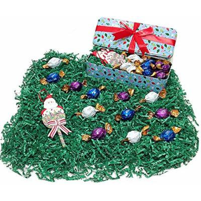 Christmas Light Strings Decorative Holiday Tin Gift Box - Godiva Gourmet Milk, Dark & White Chocolate Truffles & Christmas Tree Ornament
