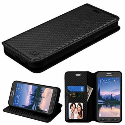 Asmyna Cell Phone Case for Samsung Galaxy S7 Actuve - Black Braided