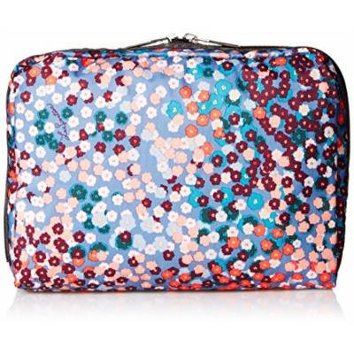 LeSportsac Extra Large Rectangular and Square Cosmetic Set Cosmetic Bag, Alla Prima Floral, One Size