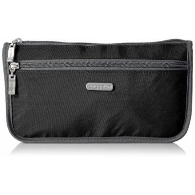 Baggallini Large Wedge Case, Black/Charcoal