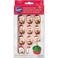 Wilton Santa Icing Decorations - 12ct/1.27oz