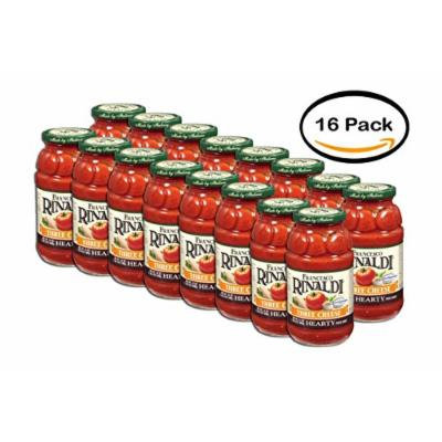 PACK OF 16 - Francesco Rinaldi Three Cheese, Hearty Pasta Sauce, 24 oz
