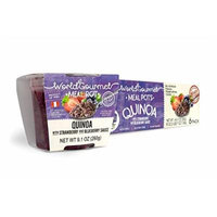 World Gourmet Quinoa Ready To Eat Meal With Strawberry And Blueberry Sauce ( Pack of 6 )