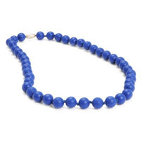 Chewbeads Round Bead Teething Necklace (Cobalt)