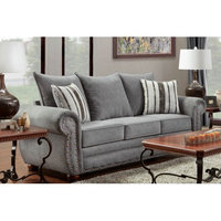 American Furniture Classics Model B6103-EPSS Eden Platinum Stripe Sofa
