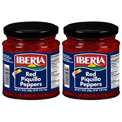 Iberia Fancy Red Piquillo Peppers, 7.76 oz, pimento (2 bottles)