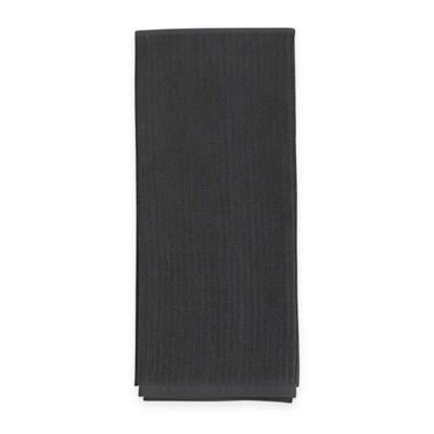 Aria Solid Ribbed 2-in-1 Duo Kitchen Towel