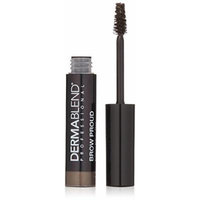 Dermablend Brow Proud Filling Fiber Eyebrow Gel Smudge and Transfer Resistant, Deep Brown