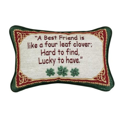 Friends Are Hard to Find Rectangular Throw Pillow 8.5