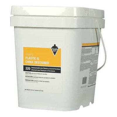 TOUGH GUY 11U472 Powder Plastic/China Destainer,4 oz, PK35
