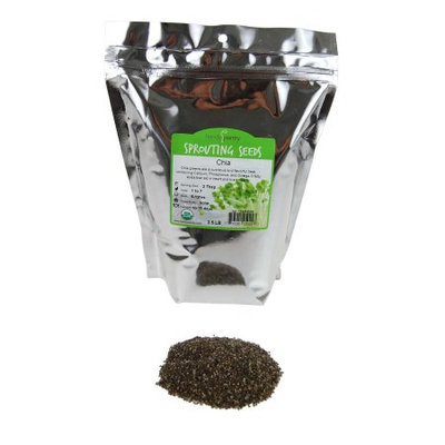 Handy Pantry Organic Chia Sprouting Seeds - Non-GMO Chia, Food, Pet Refill - 2.5 Lbs
