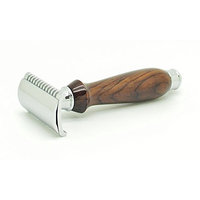 ORCHID ISLE~Double Edge Safety Razor *Open Comb* DE-PRL~USA Handmade with~ Premium Grade Nicaraguan Cocobolo Rosewood *857