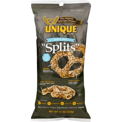Unique Extra Salt Pretzel Splits, 11 oz. Bags (4 Bags)
