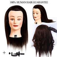 Training Head Stand Clamp for Cosmetology Mannequin Head Manikin Training Holder Black