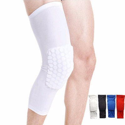 CFR Honeycomb Knee Support Knee Brace Long Knee Pads Bumper Crashproof Football Basketball Leg Sleeve Sports Kneepad Protector