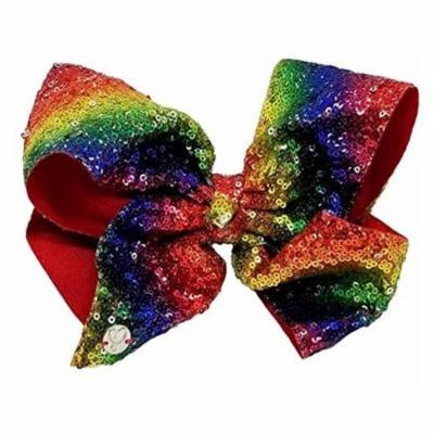 Jojo Siwa Rainbow Sequin Hair Bow