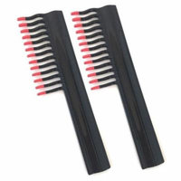 WAVE SUPER COMB BLK W/RED TIP (PACK OF 2)