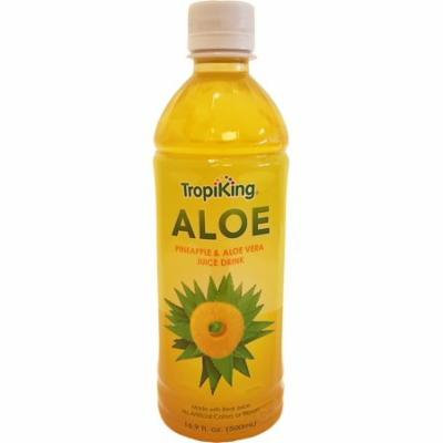 Tropiking Pineapple-Aloe Drink 16.9 oz fl - Bebida Pina y Savila (Pack of 6)