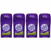Lady Speed Stick Invisible Dry Antiperspirant & Deodorant, Powder Fresh - 1.4 oz - 4 pk