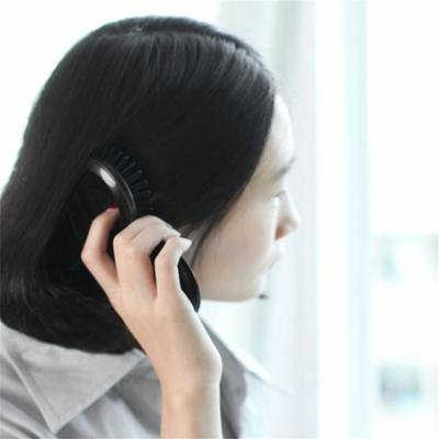 Mini Portable Folding Health Massage Brush Hairbrush Comb with Mirror