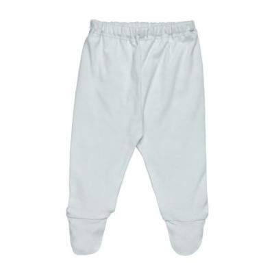 Organic Cotton Footed Pant - Pale Blue
