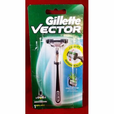 Gillette Vector Razor with Blade Fits Contour / Atra Refill Cartridge (Open Box)