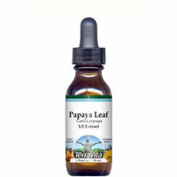 Papaya Leaf Glycerite Liquid Extract (1:5) - No Flavor (1 oz, ZIN: 512807) - 2-Pack