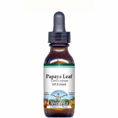 Papaya Leaf Glycerite Liquid Extract (1:5) - No Flavor (1 oz, ZIN: 512807) - 2-Pack