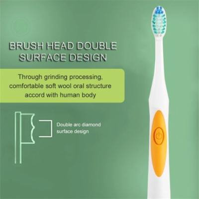 Electric Ultrasonic Toothbrush Waterproof Battery Oral Product Soft Brushing