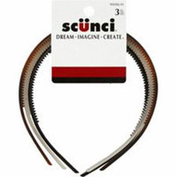 Hair Bands 3 Pcs 90086-H, 3 count wave headband By Scunci